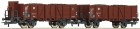67166 Roco Set of 2 gondola cars with coal load